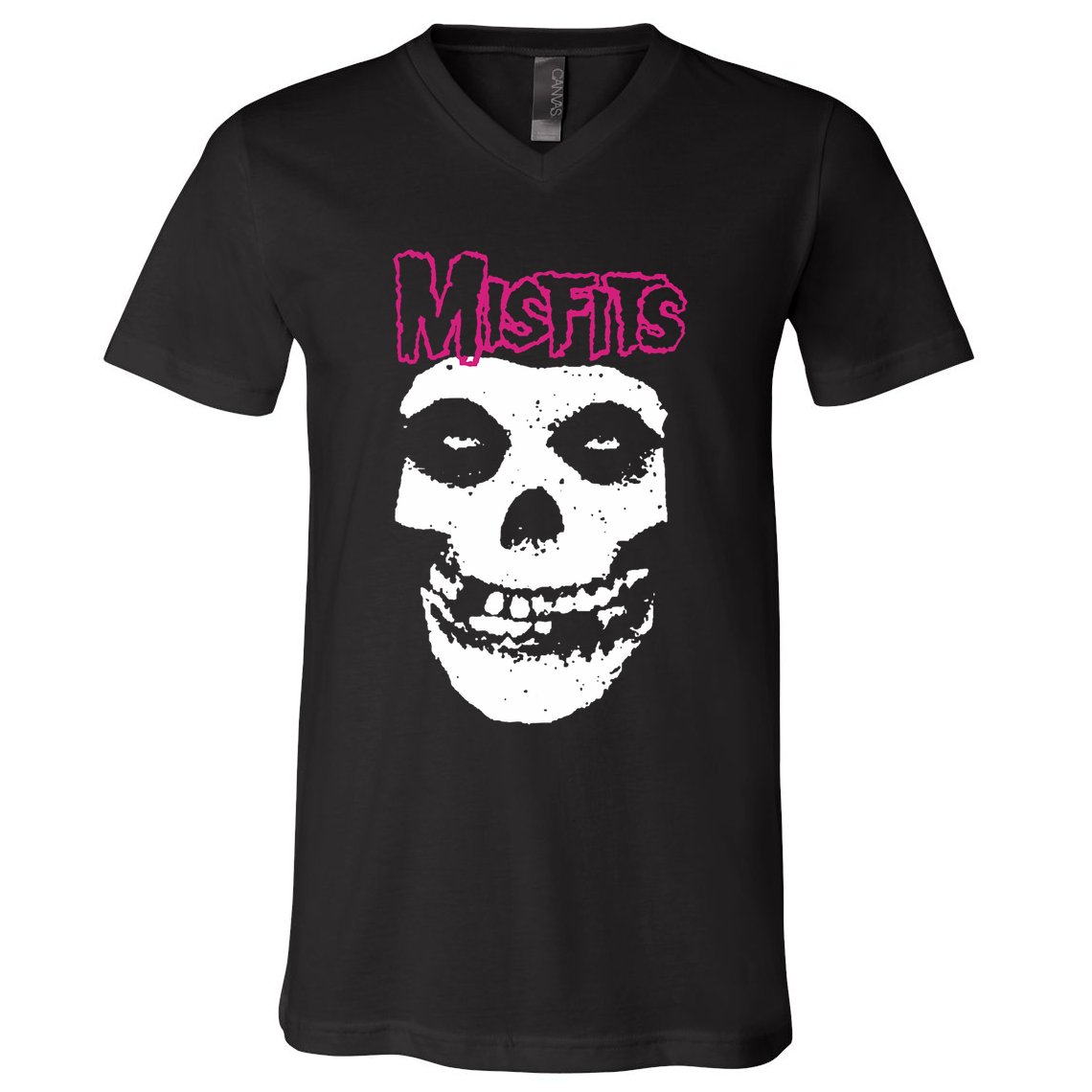 Logo Skull V-Neck T-Shirt