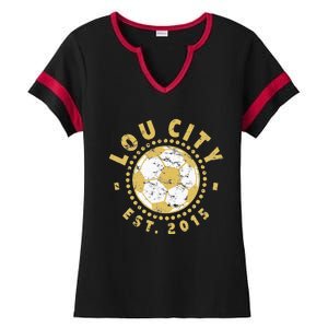 Louisville Soccer Ladies Halftime Notch Neck Tee