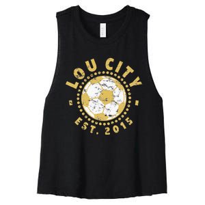 Louisville Soccer Women's Racerback Cropped Tank