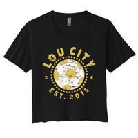 Louisville Soccer Women's Crop Top Tee