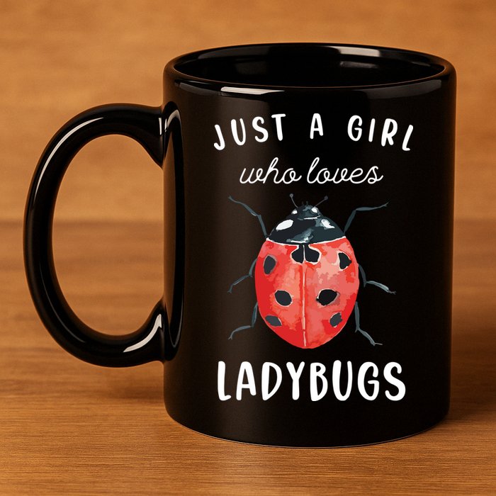 Ladybug Shirts, Ladybug Lover Shirts 11oz C Handle Ceramic Mug