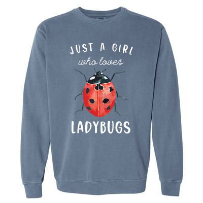 Ladybug Shirts, Ladybug Lover Shirts Garment-Dyed Sweatshirt