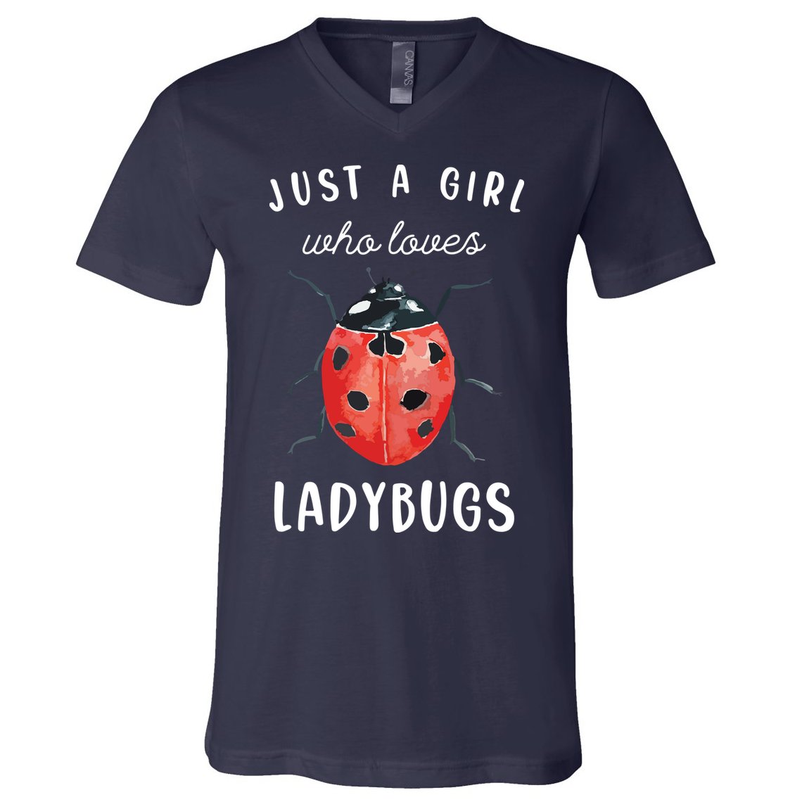 Ladybug Shirts, Ladybug Lover Shirts V-Neck T-Shirt