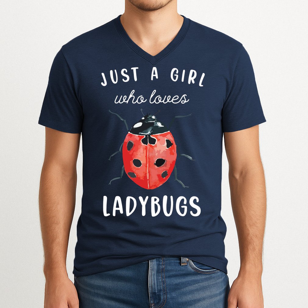 Ladybug Shirts, Ladybug Lover Shirts V-Neck T-Shirt