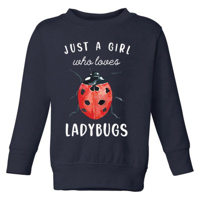 Ladybug Shirts, Ladybug Lover Shirts Toddler Sweatshirt