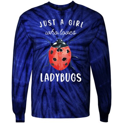 Ladybug Shirts, Ladybug Lover Shirts Tie-Dye Long Sleeve Shirt