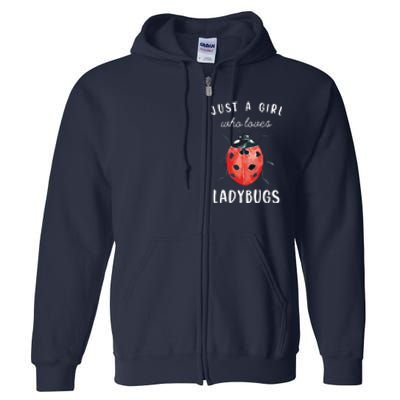 Ladybug Shirts, Ladybug Lover Shirts Full Zip Hoodie