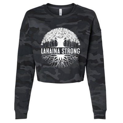 Lahaina Strong Cropped Pullover Crew