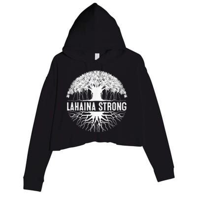 Lahaina Strong Crop Fleece Hoodie