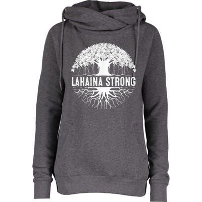 Lahaina Strong Womens Funnel Neck Pullover Hood