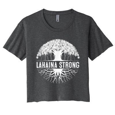 Lahaina Strong Women's Crop Top Tee