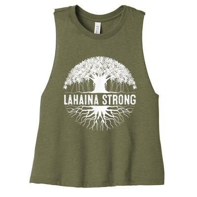 Lahaina Strong Women's Racerback Cropped Tank