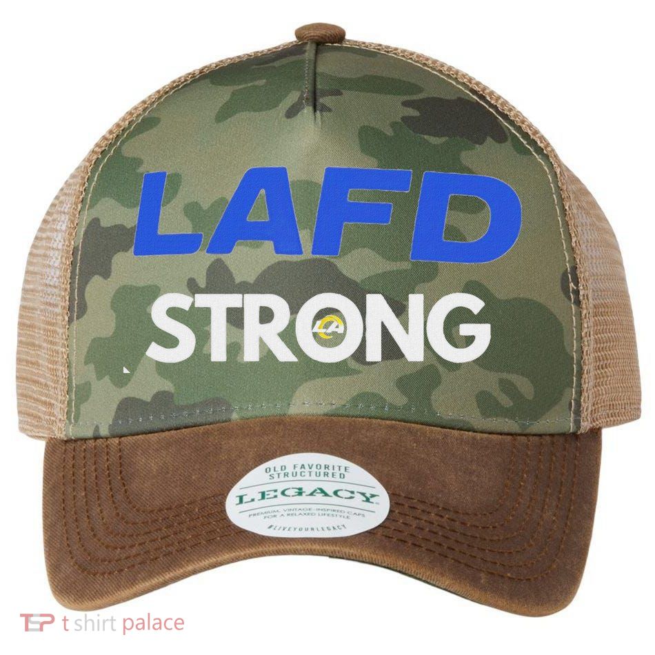 Lafd Strong Legacy Tie Dye Trucker Hat
