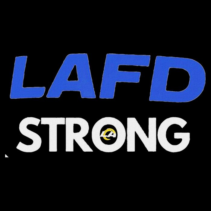 Lafd Strong Drawstring Bag