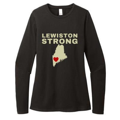 Lewiston Strong Womens CVC Long Sleeve Shirt