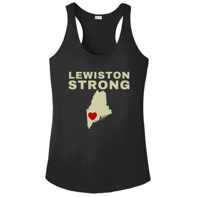 Lewiston Strong Ladies PosiCharge Competitor Racerback Tank