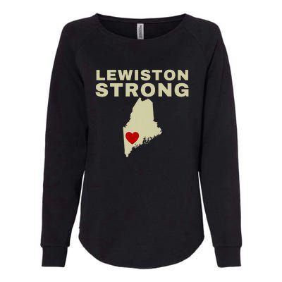 Lewiston Strong Womens California Wash Sweatshirt