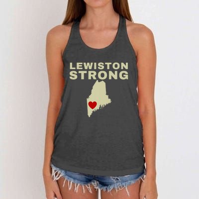 Lewiston Strong Women's Knotted Racerback Tank