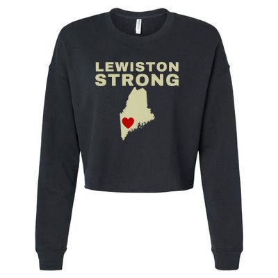 Lewiston Strong Cropped Pullover Crew