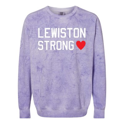 Lewiston Strong Colorblast Crewneck Sweatshirt