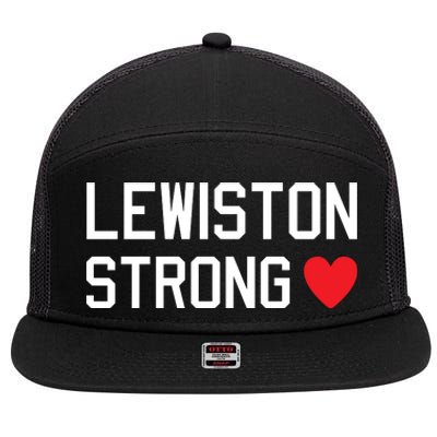 Lewiston Strong 7 Panel Mesh Trucker Snapback Hat