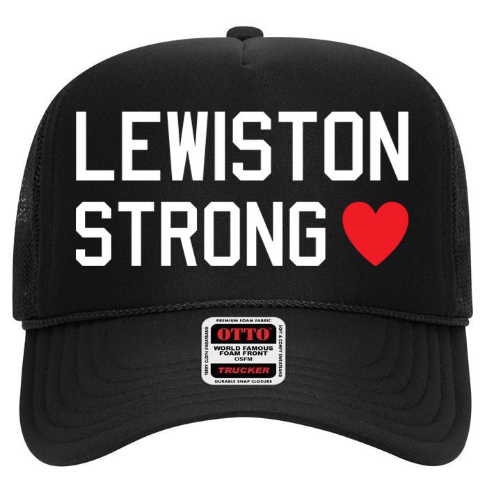 Lewiston Strong High Crown Mesh Back Trucker Hat