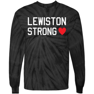 Lewiston Strong Tie-Dye Long Sleeve Shirt