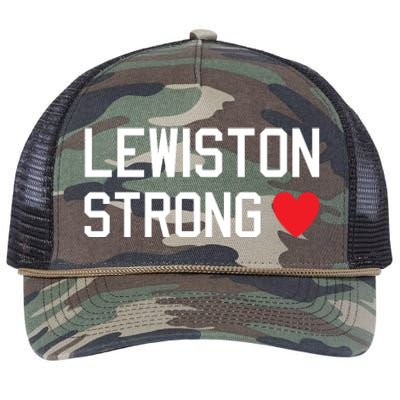 Lewiston Strong Retro Rope Trucker Hat Cap