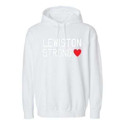 Lewiston Strong Garment-Dyed Fleece Hoodie