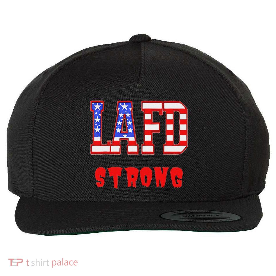 Lafd Strong Wool Snapback Cap