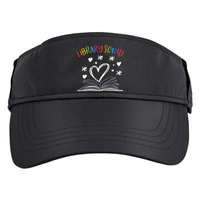 Library Squad Librarian Book Worm Book Lover Gift Adult Drive Performance Visor