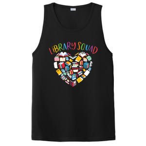 Library Squad Librarian Bookworm Book Lover PosiCharge Competitor Tank