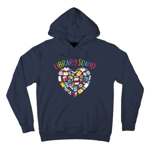 Library Squad Librarian Bookworm Book Lover Hoodie