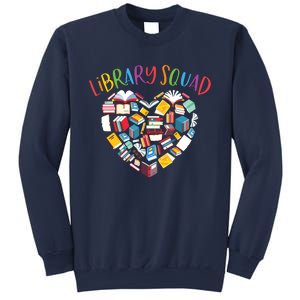 Library Squad Librarian Bookworm Book Lover Sweatshirt