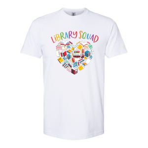 Library Squad Librarian Bookworm Book Lover Softstyle CVC T-Shirt