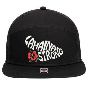 Lahaina Strong 7 Panel Mesh Trucker Snapback Hat