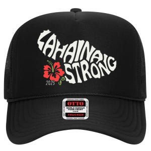 Lahaina Strong High Crown Mesh Back Trucker Hat