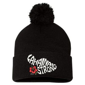 Lahaina Strong Pom Pom 12in Knit Beanie