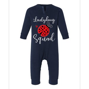 Ladybug Squad Infant Fleece One Piece