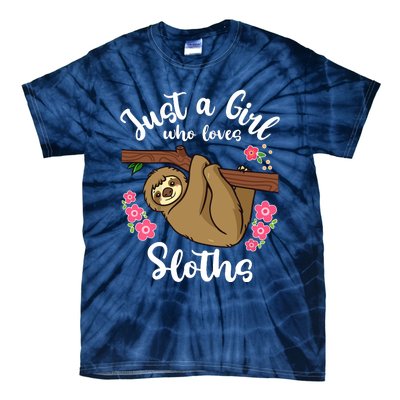 Loves Sloths Tie-Dye T-Shirt