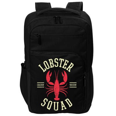 Lobster Squad Lobster Festival I Lobster Enthusiasts Impact Tech Backpack