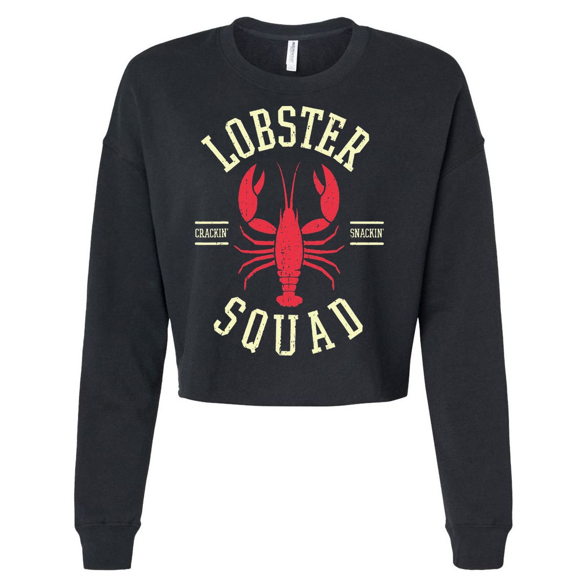 Lobster Squad Lobster Festival I Lobster Enthusiasts Cropped Pullover Crew