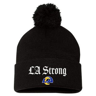 La Strong Lafd R.A.M Pom Pom 12in Knit Beanie