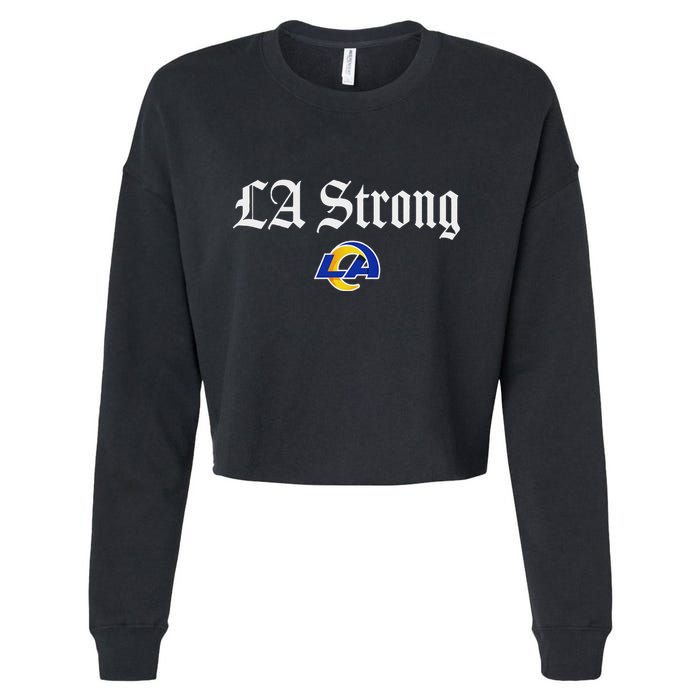 La Strong Lafd R.A.M Cropped Pullover Crew