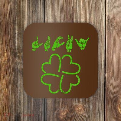 Lucky Sign Language Coaster