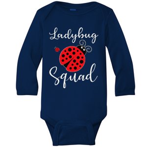 Ladybug Squad Baby Long Sleeve Bodysuit