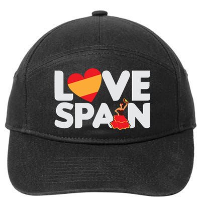 Love Spain 7-Panel Snapback Hat