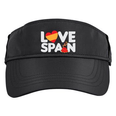 Love Spain Adult Drive Performance Visor