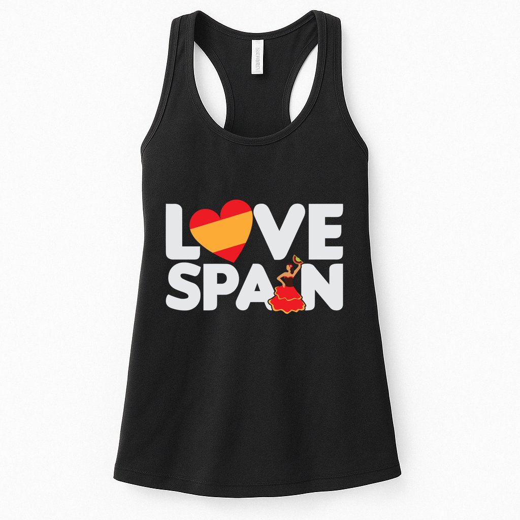 Love Spain Womens Tank Top