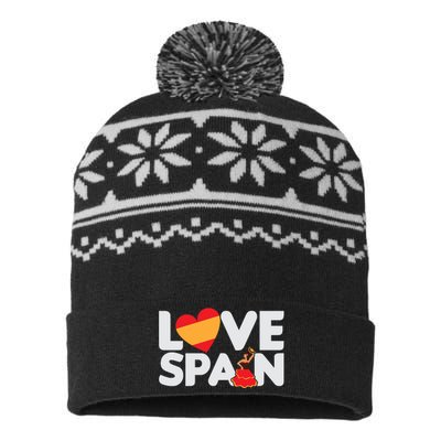 Love Spain USA-Made Snowflake Beanie